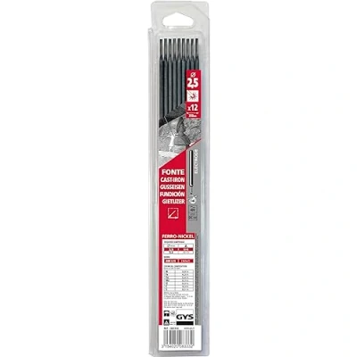 Bild av Svetselektroder 083332 2,5 mm gjutjärn (blisterpack) 50% nickel 46% järn