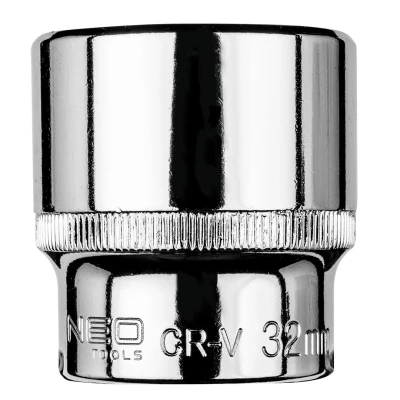 Bild av NEO TOOLS 08 432 Clé à douille 1/2 32 mm Acier chrome vanadium hexagonale