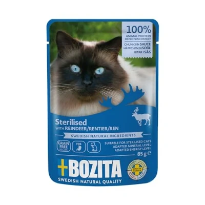 Bild av Indoor &amp; Sterilized Ren i sås Våtfoder till Katt 12 st x 85 g