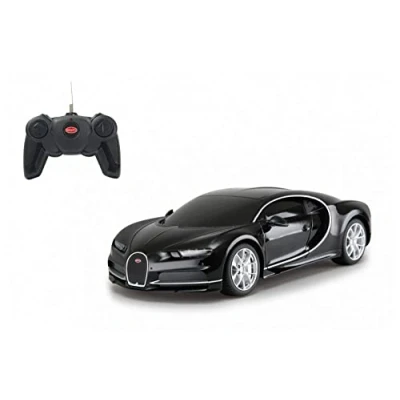 Bild av JAMARA Bugatti Chiron 1:24 2,4 GHz officiellt licenserad, upp till 1 timmars restid vid ca 9 km/h, perfekt återbildade detaljer, högkvalitativt utförande, svart