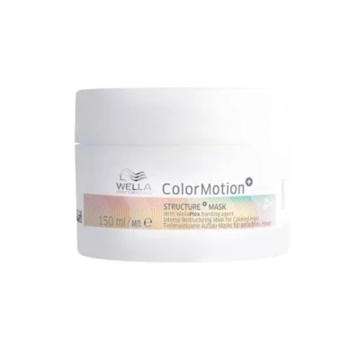 Bild av Wella Professionals ColorMotion+ hårbehandling professionell hårmask för färgat hår intensiv reparation och vård med WellaPlex strukturellt mer glans motståndskraft 150 ml