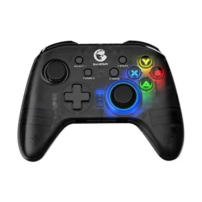 Bild av GameSir T4 Pro trådlös styrenhet för switch, Bluetooth Switch med LED belysning, PC Gamepad Joystick dubbel motor, programmerbar mobiltelefonstyrenhet iPhone/Android/PC