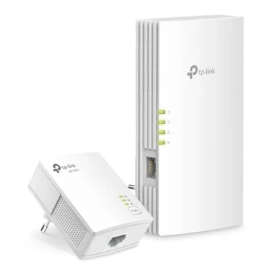 Bild av TP Link TL WPA7817 WiFi 6 Powerline kit, AV1000 Mbps och AX1500Mbps över Dual Band, Homeplug &amp; Play, Gigabit Ethernet port, Wi Fi Auto Sync, EasyMesh, kompatibel med alla routrar