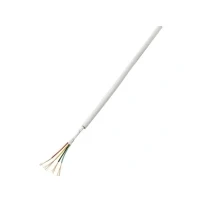 Bild av TRU COMPONENTS 1571729 Larmkabel LiYY 6 x 0,22 mm² Vit 50 m