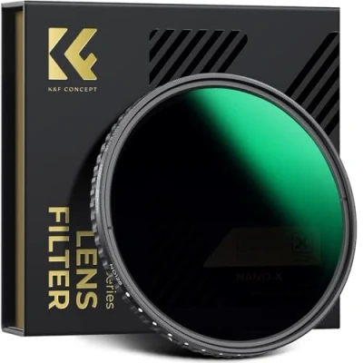 Bild av K&amp;F Concept 40.5mm ND filter Justerbar ND8 ND128 (5 Stops) Kameralins Neutrala Densitetsfilter Nano Slim Linsfilter Justerbart ND16 ND32 ND64