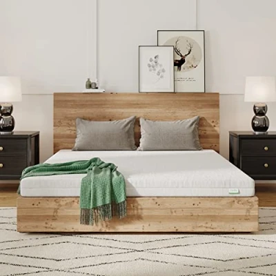 Bild av Novilla Madrass 160 x 200 H2 &amp; H3 7 zoner kallskummadrass överdrag 60 tvättbart skum rullmadrass 2 i 1 Öko Tex certifierad höjd 16 cm