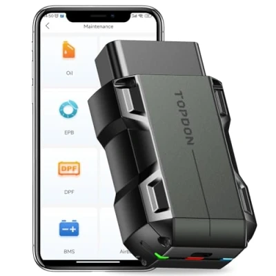 Bild av TOPDON Topscan OBD2 skanner Bluetooth, trådlös kodläsare med aktivt test, 8 återställningar, bildiagnostiskt verktyg för alla system, fordonsprestanda iPhone och Android, all programvara 1 år