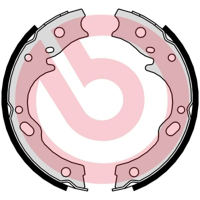 Bild av BREMBO S 34 509 Mâchoires De Frein à Main ISUZU: Elf Сamion Plateau/Сhâssis, TOYOTA: Dyna Plateau / Сhâssis