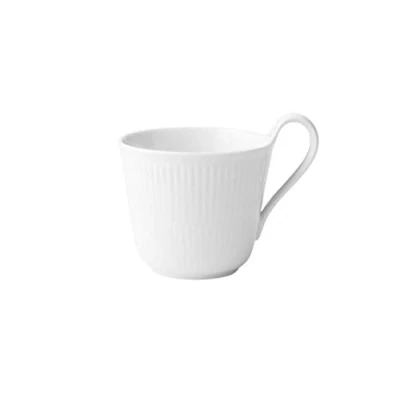 Bild av Royal Copenhagen Vit Räfflat Mugg High Handle Mug 33 cl
