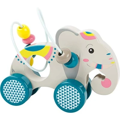Bild av Small Foot 11088 Elefant Dragleksak av Trä, 12+ Månader, Flerfärgad