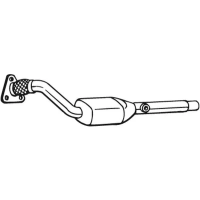 Bild av Bosal 090 753 Catalyseur Euro 3, 4 avec pièces d&#039;assemblage GAMME DUO (Faisceau inclus) RENAULT: SCENIC 2, MEGANE 2 Kombi