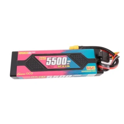 Bild av Gens ace &amp;Tattu Advanced 5500mAh 7.6V 100C 2S1P HardCase Lipo Battery Pack with XT60