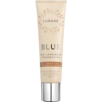 Bild av Lumene Blur 16H Longwear Foundation SPF15 5 Deep Tan 30 ml
