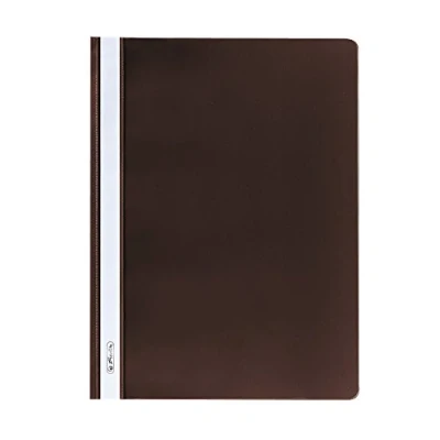 Bild av Herlitz 10839710 A4 snabbhäftapparat med transparent framlock, 10 stycken, brun