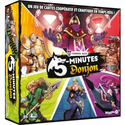 Bild av ASMODEE 3D Wiggles 5 Minutes Dungeon brädspel kortspel kooperativt spel vuxen och barn från 8 år 2 till spelare svensk version