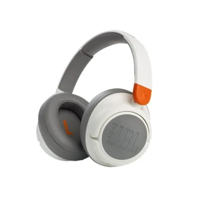 Bild av JBL JR 460NC On ear hörlurar Trådlösa hörlurarör barn med Sound Safe teknik och en lätt bekväm design, vit