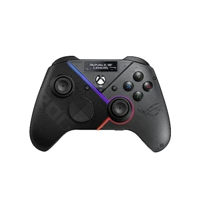 Bild av ASUS ROG Raikiri Pro Noir Bluetooth/USB Manette de jeu Analogique/Numérique PC, Xbox One, One S, X,