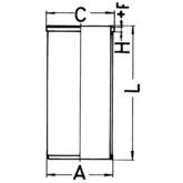 Bild av Cylinderhylsa Kolbenschmidt 89909110
