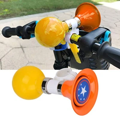 Bild av Cykelklocka, Cykelhorn i Metall, Justerbart Lufthorn, Squeeze Bugle för Barn(Orange)