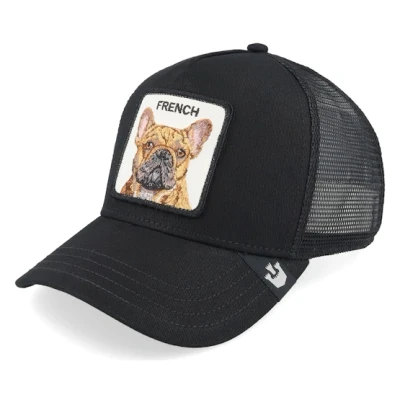 Bild av Goorin Bros. Svart Trucker Keps The French Frenchie Seasonal Core Black A Frame @ Hatstore