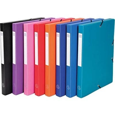 Bild av Boite de classement exabox dos 25mm polypropylene 7/10e opaque