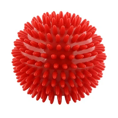 Bild av CanDo Massageball, igelkott, noppboll, diameter 9 cm, röd, 1 st