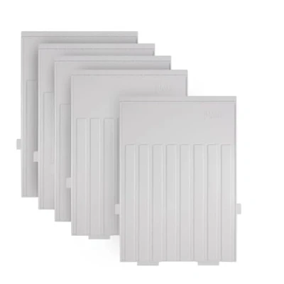 Bild av HAN Stödplatta DIN A4 stående format 5 stycken, tillbehör till korthållare (artikelnr. 954 0 1 11), ljusgrå, 9024 11