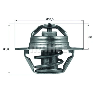 Bild av Termostat, kylvätska MAHLE TX 88 88D