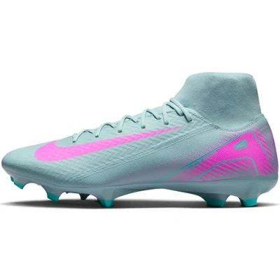 Bild av Nike Performance ZM 10 Academy FG/MG Fotbollsskor fasta dobbar, Storlek: 44.5, Ocean cube/pink blast Textil/syntet