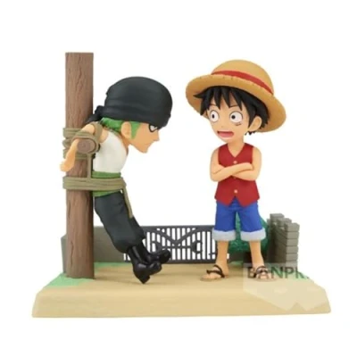 Bild av Banpresto Actionfigur Luffy &amp; Zoro One Piece, World Collectable Log Stories 7 cm BP88504 flerfärgad