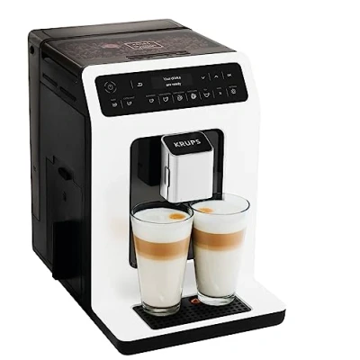 Bild av Krups Evidence EA890110 Helautomatisk kaffemaskin med bönor Vit
