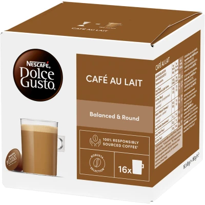Bild av Nescafe Dolce Gusto Café© Au Lait kaffekapslar, 16 port