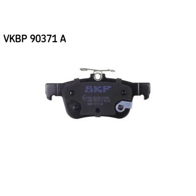 Bild av SKF VKBP 90371 A Jeu de plaquettes frein avec indicateur d&#039;usure FORD: KUGA 2, S Max Mk2, Galaxy Mk3 MPV
