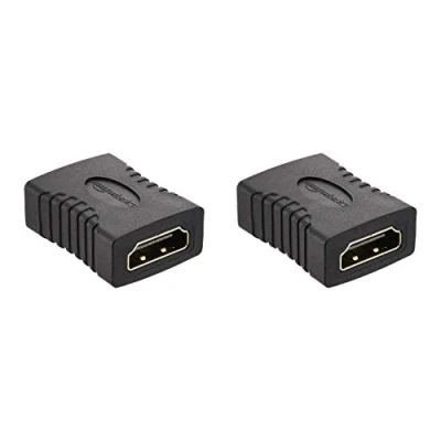 Bild av Amazon Basics HDMI adapter, 2 pack, 29 x 22 mm, svart