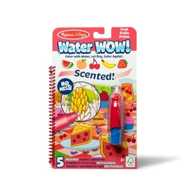 Bild av Melissa &amp; Doug Scented Water Wow återanvändbar vattenaktiverad aktivitetsblock reseleksak frukt