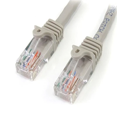 Bild av StarTech.com 5m Grey Cat5e / Cat 5 Snagless Patch Cable m patchkabel Grå meter