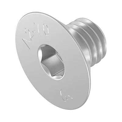 Bild av SECCARO försänkt skruv M5 x 6 mm, rostfritt stål V2A VA A2, DIN 7991 / ISO 10642, sexkant, 20 st.
