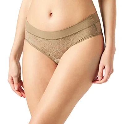 Bild av Sloggi Dam Go Allround Lace Hipster Trosor, Bly grå, one size