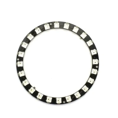 Bild av DollaTek 24 bitar WS2812 5050 RGB LED ringlampa med integrerade drivrutiner