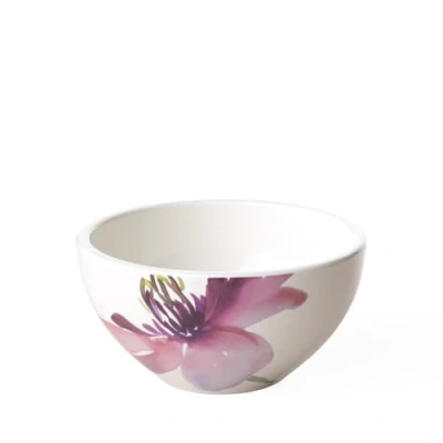 Bild av Villeroy och Boch Artesano Flower Art skål, skål med färgglad blomdesign av premium porslin, diskmaskinssäker, 14 cm