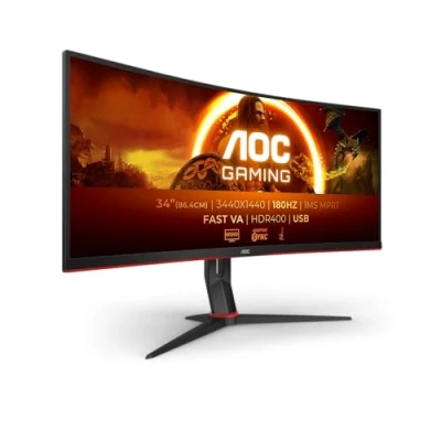 Bild av AOC G2 CU34G2XP/BK écran plat de PC 86,4 cm (34&quot;) 3440 x 1440 pixels