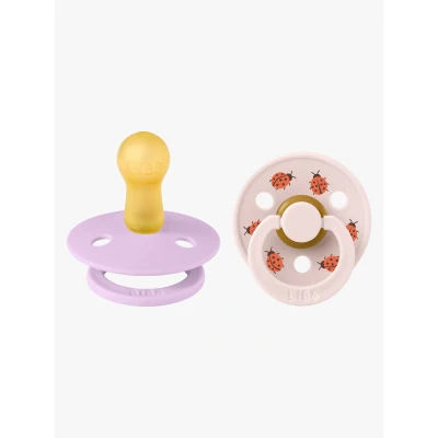 Bild av BIBS Studio Colour Bumblebee Napp 2 Pack Latex Stl 2, Violet Sky