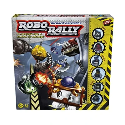 Bild av Hasbro Strategiskt Avalon Hill Robo Rally brädspel, från 12 år, för 26 spelare (Engelska)