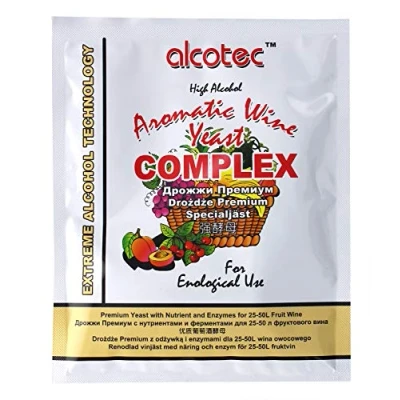Bild av Alcotec turbojäst FRUIT COMPLEX, vodkajäst, destilleringjäst, jäst för veck, majska, frukt mask,