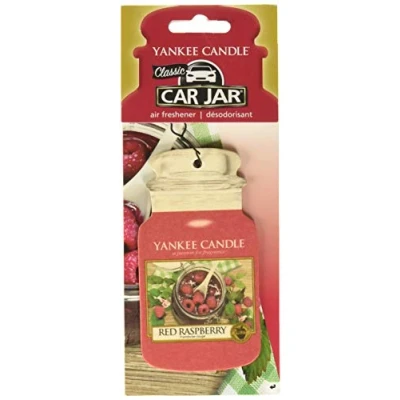 Bild av Yankee Candle Red Raspberry doftljus, kartong, röd, liten