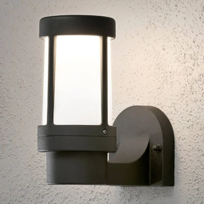 Bild av Konstsmide Moderiktig utomhusvägglampa Siena, svart