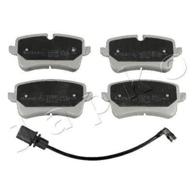 Bild av JAPKO 510913 Jeu de plaquettes frein Essieu arrière contact signal d&#039;usure inclus AUDI: A6 C7 Berline, Avant, A5 B8 Coupe, PORSCHE: Macan