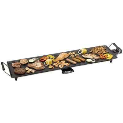 Bild av Bestron Elektrisk XXL plancha/teppanyaki grillplatta med non stick beläggning, 1800 W, svart