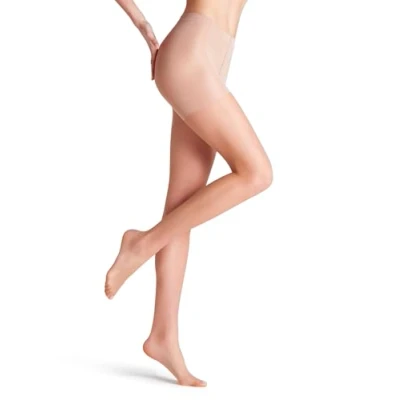 Bild av FALKE Osynlig Deluxe Shaping 8 DEN W Ti ultra transparent skulpterande effekt 1 par, strumpbyxor för kvinnor, Puder hudeffekt 4069, S M, Skin Effect S/M