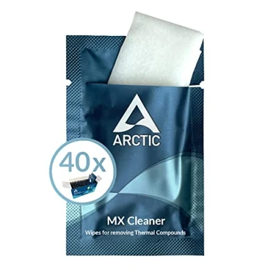 Bild av ARCTIC MX Cleaner Lingettes de nettoyage pour pâte thermique (Pack 40) Noir